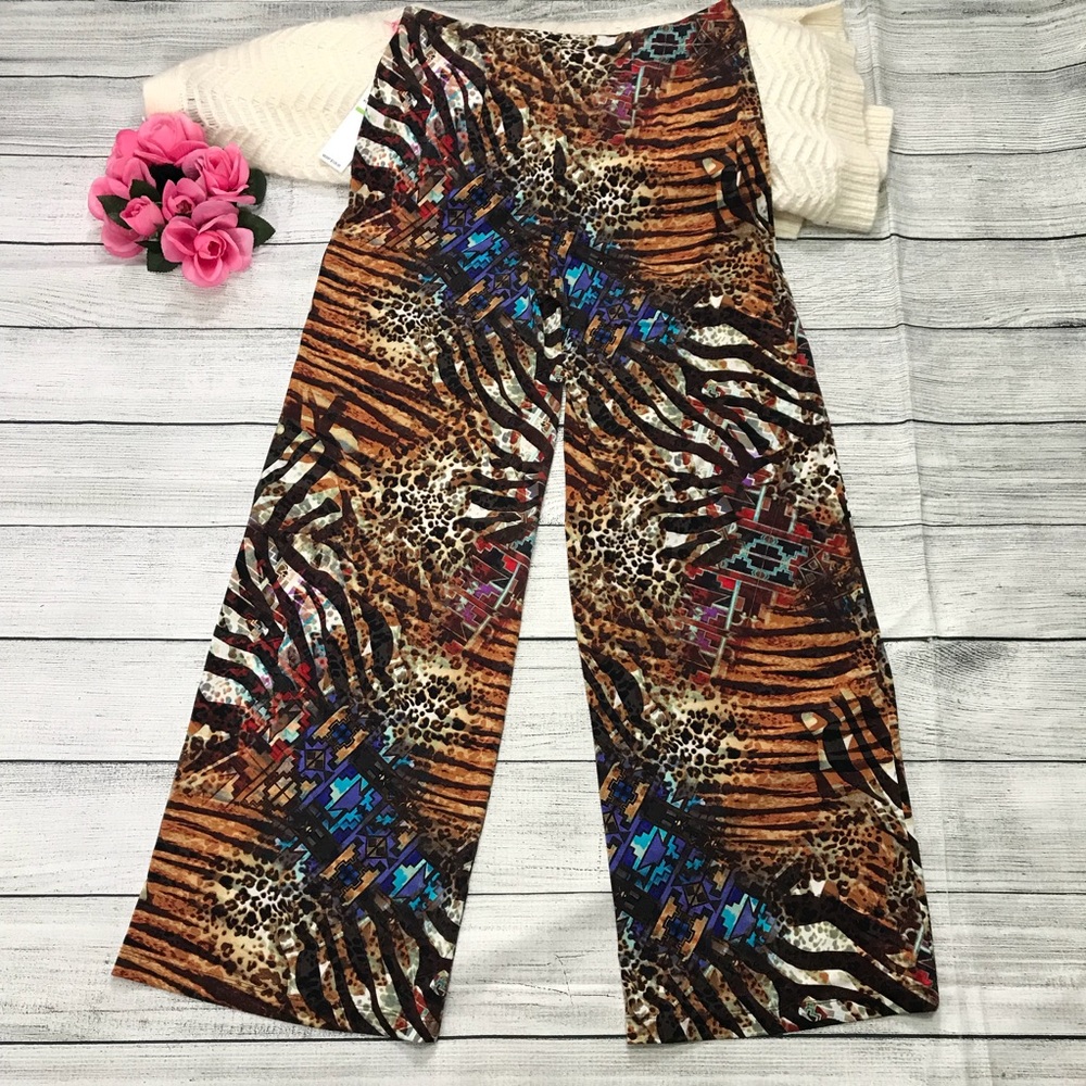 Kelly & Diane Animal Multiprint Pants BrandNew Sz8 - Picture 6 of 8